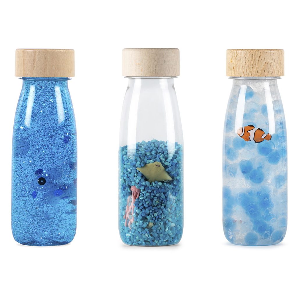 lot de 3 bouteilles sensorielles sérénité