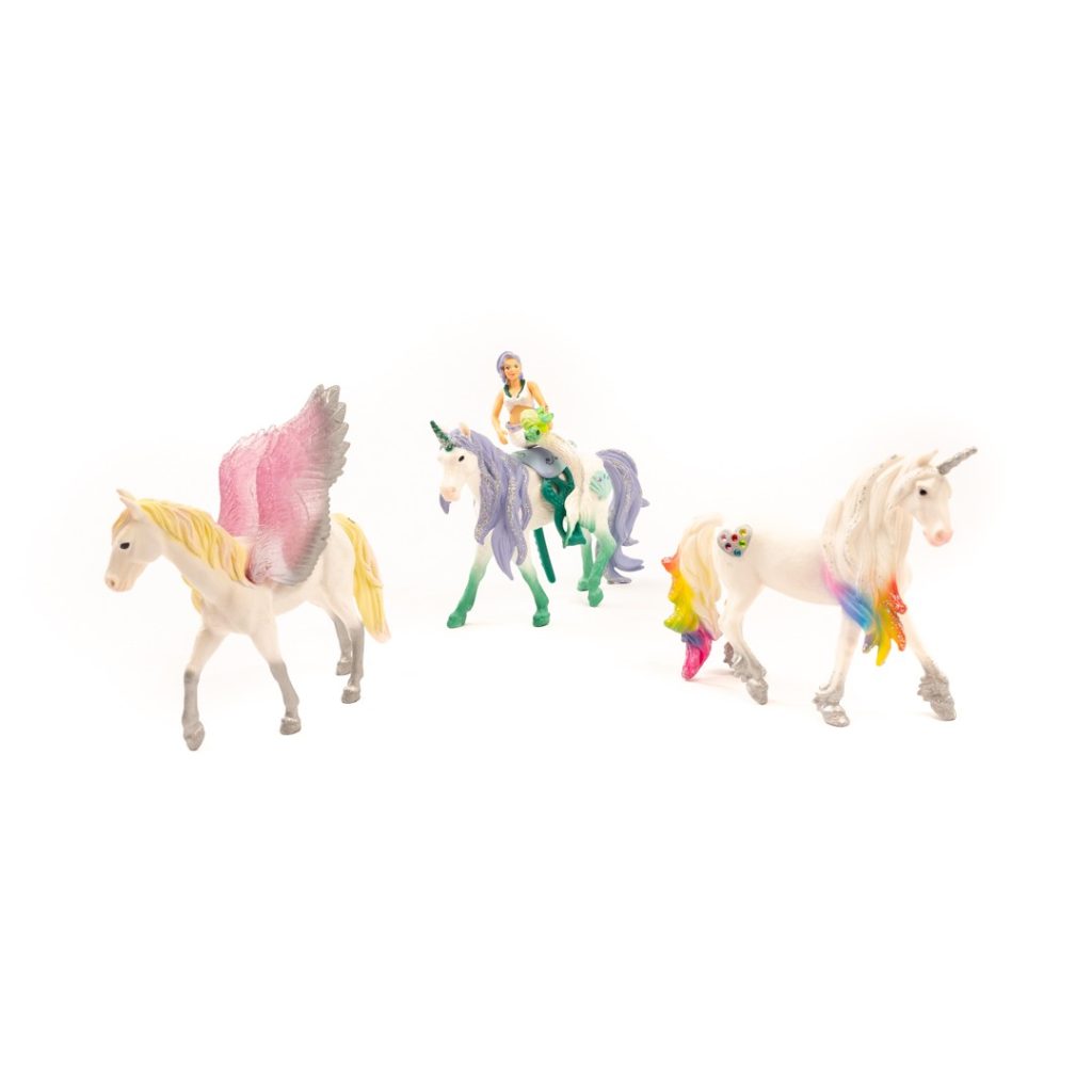lot de 5 figurines chevaux