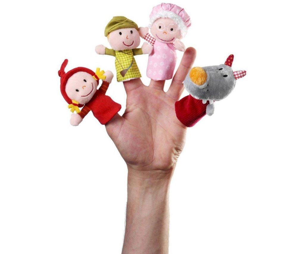 marionettes à doigts petit chaperon rouge